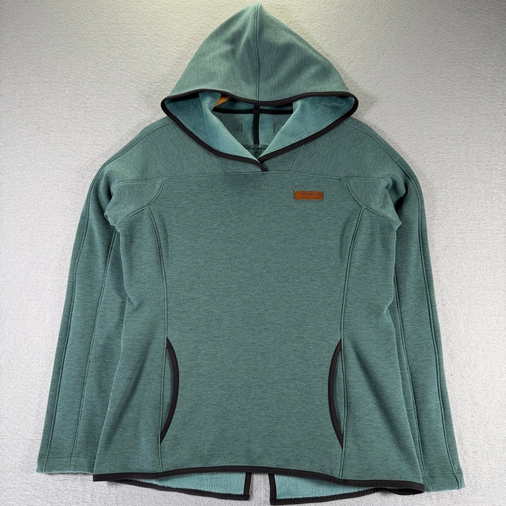 Obermeyer Lila Fleece Pullover Hoodie Women's M Activewear Green‎